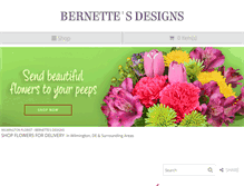 Tablet Screenshot of bernettesdesigns.com